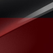 Magmarot Metallic mit Kontrastfarbe Schwarz